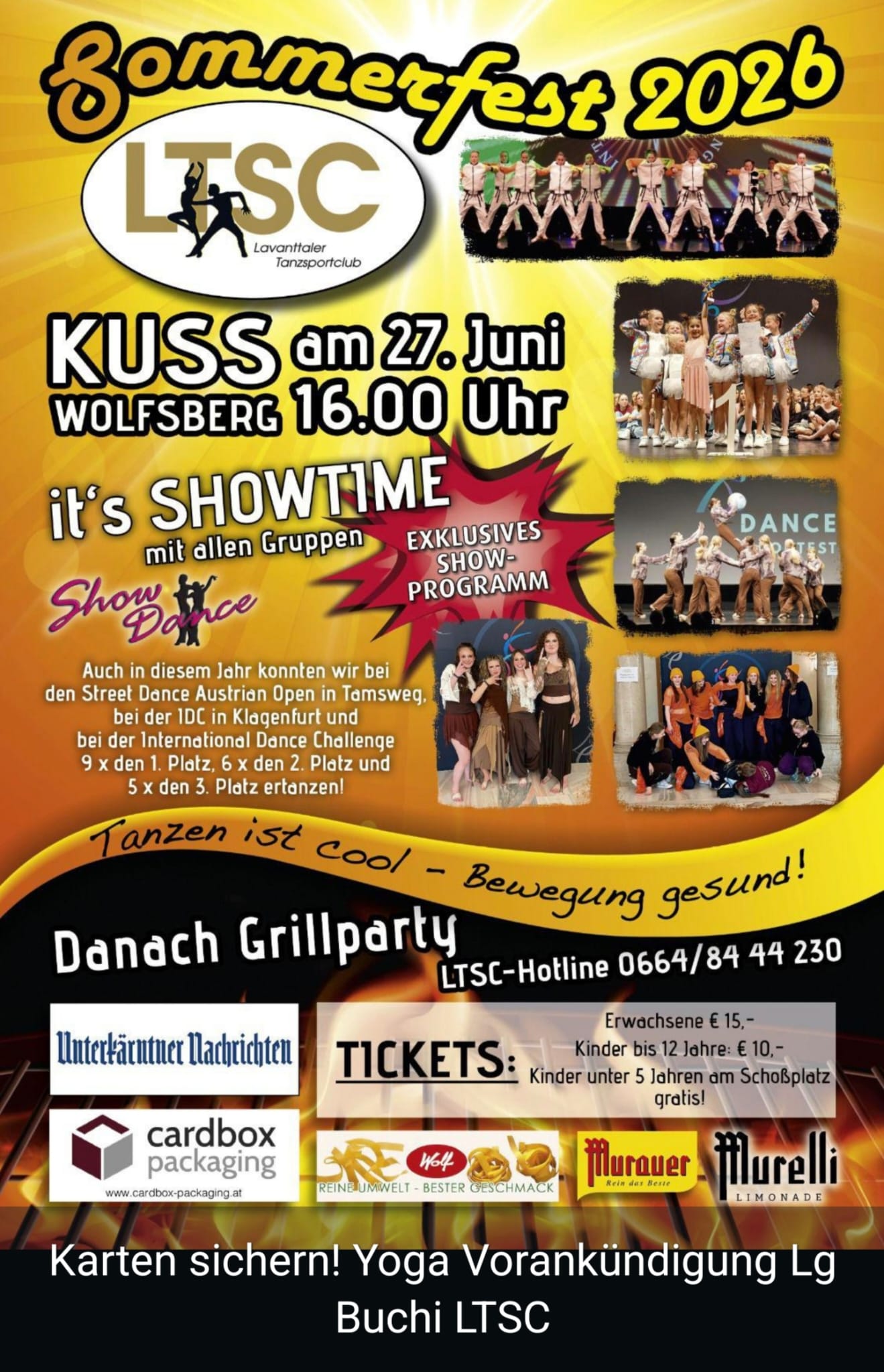 Sommerfest 27.06.2026 16:00